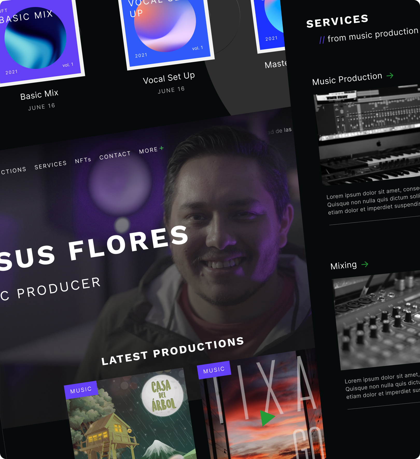 Jesus Flores website