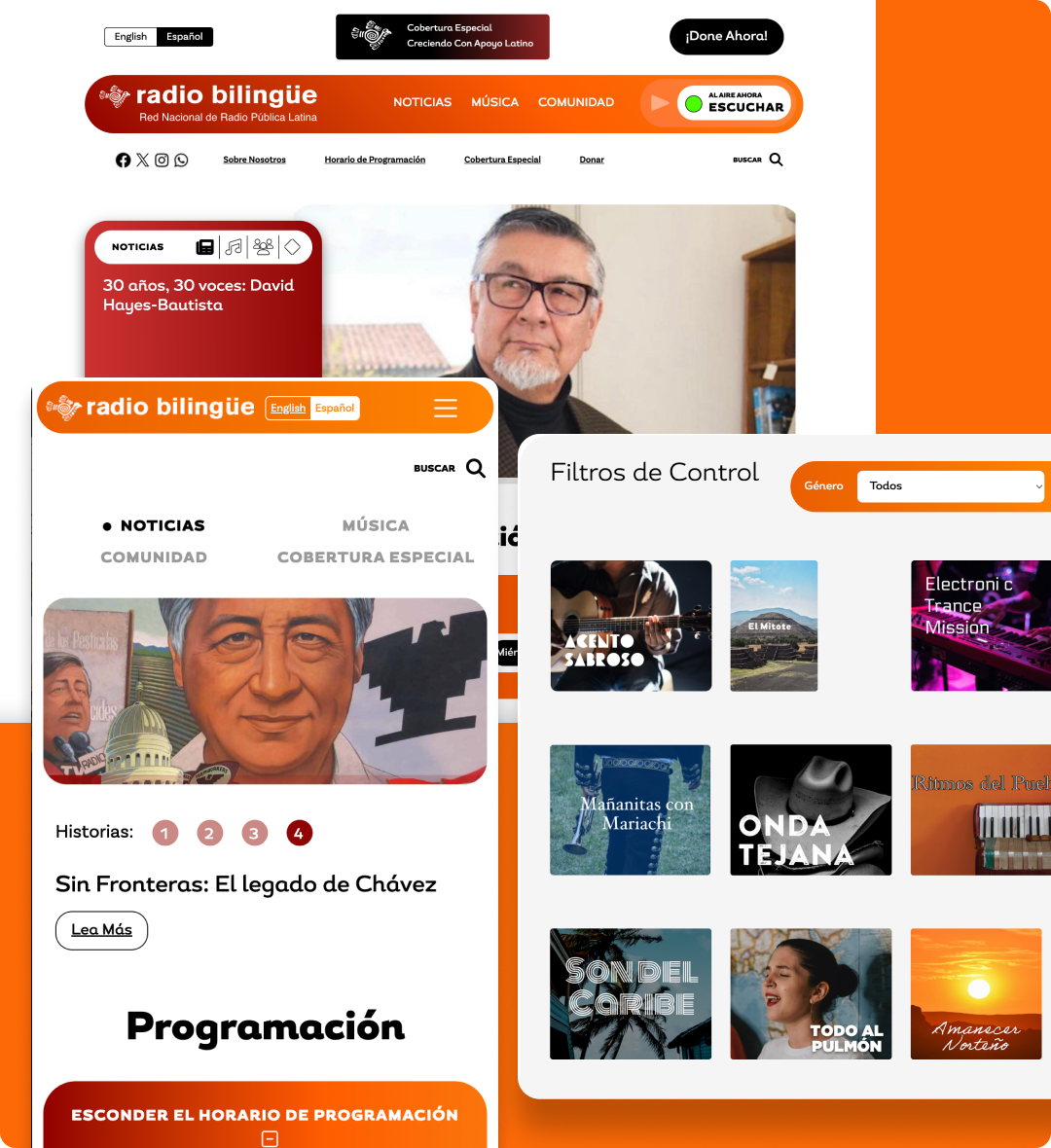 Radio Bilingue website